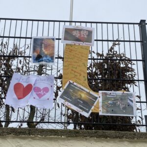 Buchstabe L, gefüllt mit Wörtern, Fotos und gestalteten Bildern